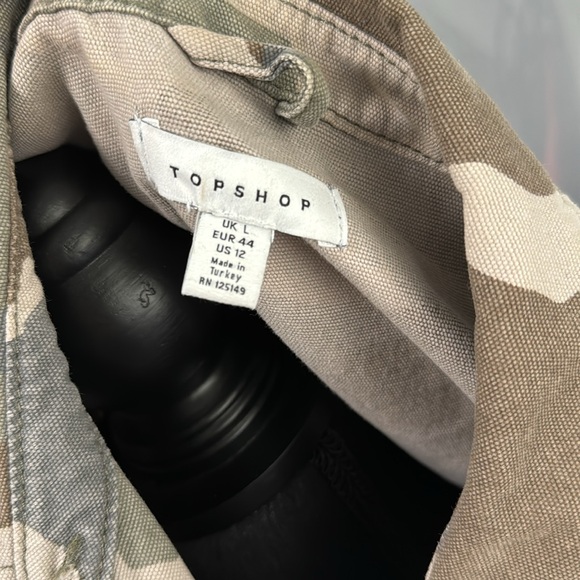 Topshop Camo Utility Jacket - Picture 6 of 7